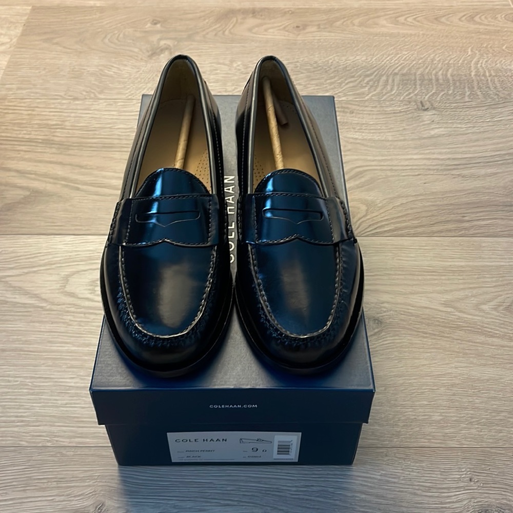 Cole Haan - Black Pinch Penny Loafers